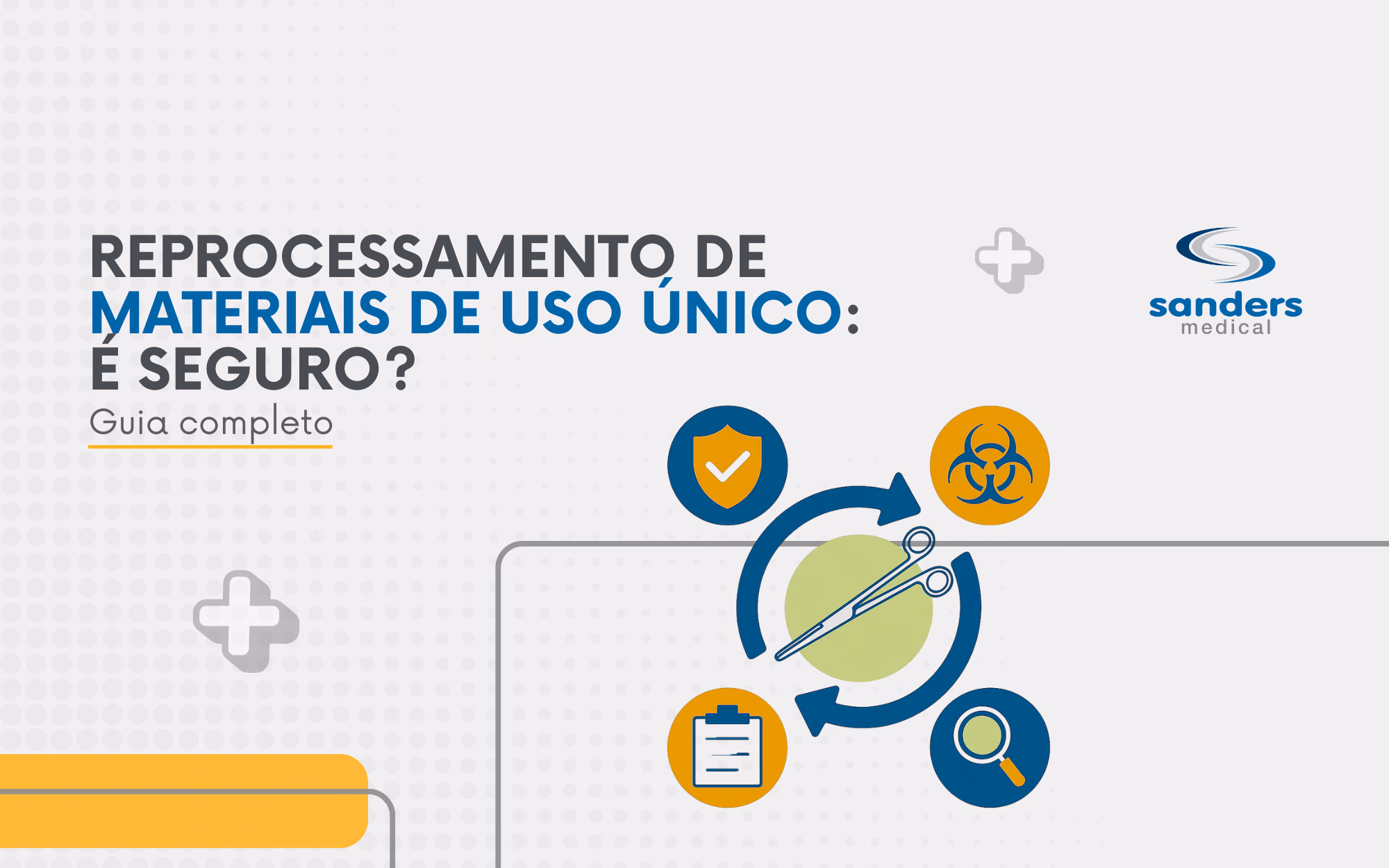 Reprocessamento de materiais descartáveis na CME